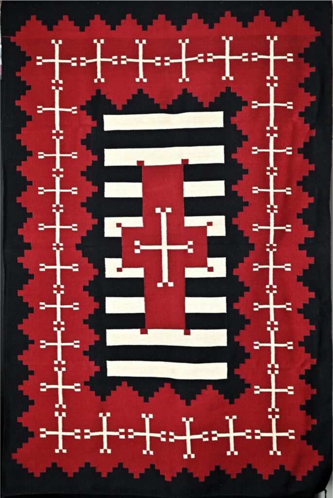 VARIANT IN COLLECTION REVIVAL WEAVING PLATE XVII BETTY ANN NEZ 2000